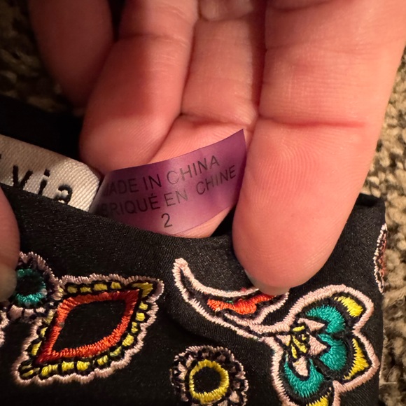 Alice + Olivia Maeve Midi Slip Skirt - Picture 6 of 8